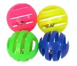 Farverige bolde med klokker