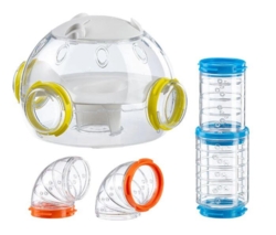 Lab rumfartøjsmodul med rør