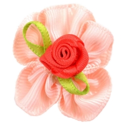 Lille rose i blød orange