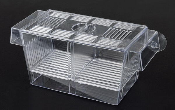 Fødekasse til fiskeyngel