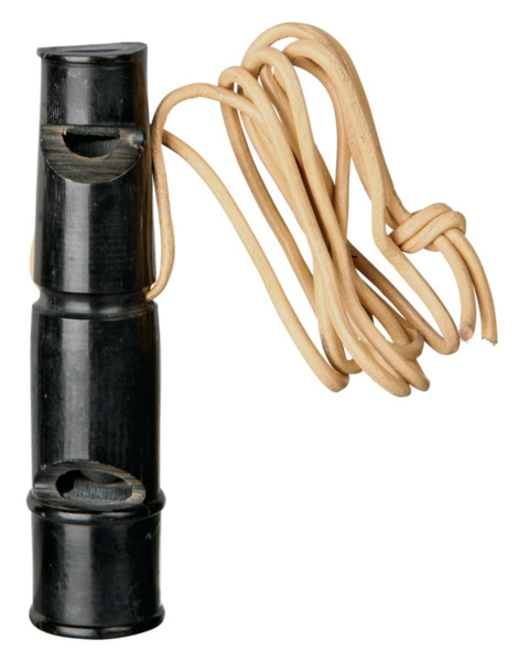 Fløjte i bøffelhorn