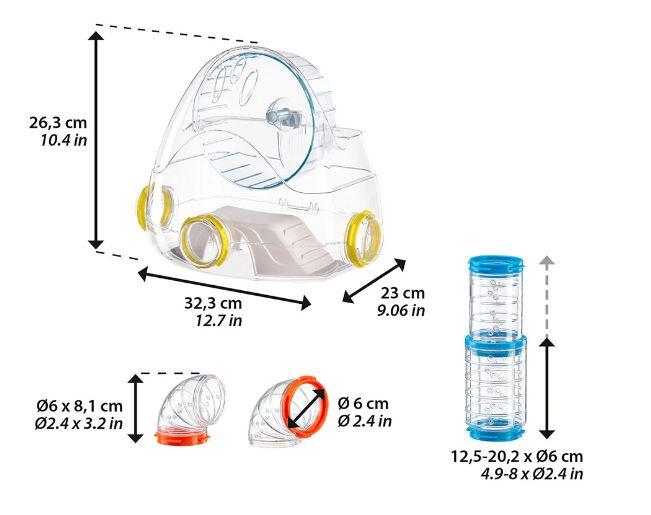 Fitnesscenter med rør