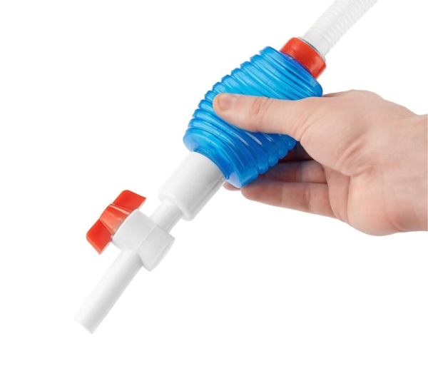 Grusafløbsslange med pumpe