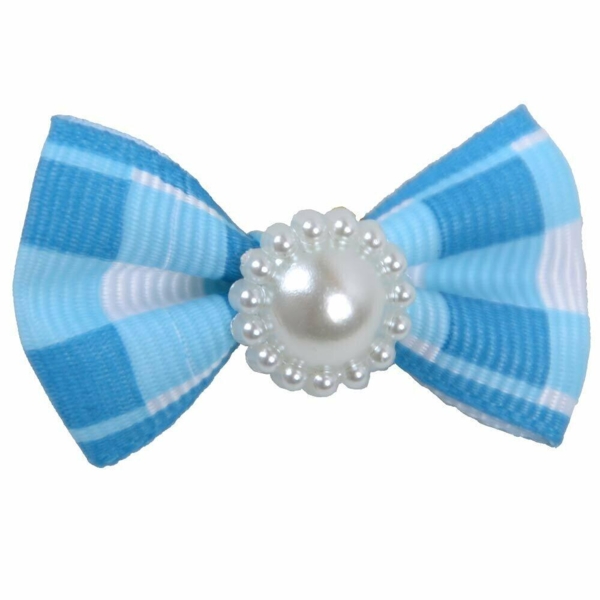 Lyseblå butterfly med sten