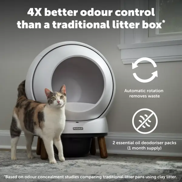 ScoopFree® SmartSpin™ Selvrensende Kattebakke