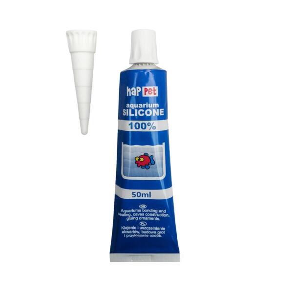 Akvariesilikone Sort – 50 ml