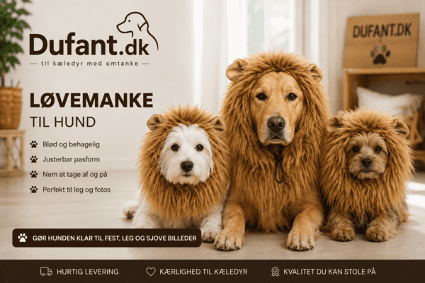 Løvemanke til hund