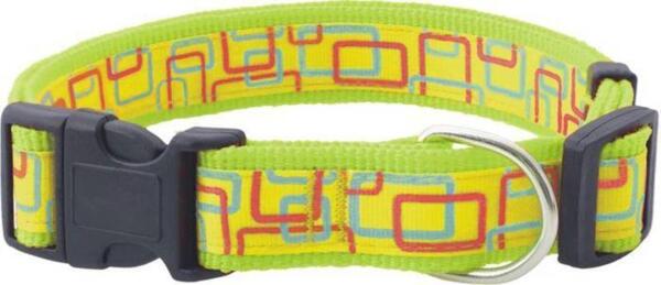 Hundehalsbånd 35-60 cm – Gul/Grøn