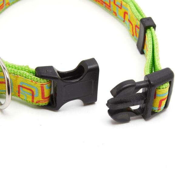 Hundehalsbånd 35-60 cm – Gul/Grøn