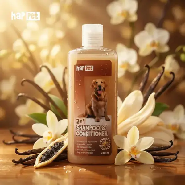 2-i-1 Hundeshampoo og Balsam 240 ml