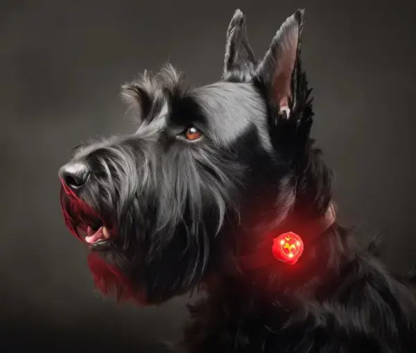LED Lys til Hundehalsbånd i Silikone