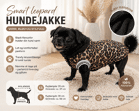 Leopard hundefrakke