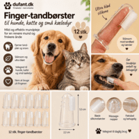 Finger-tandbørster 12 stk.