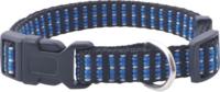 Hundehalsbånd 38-66 cm – Sort/Blå